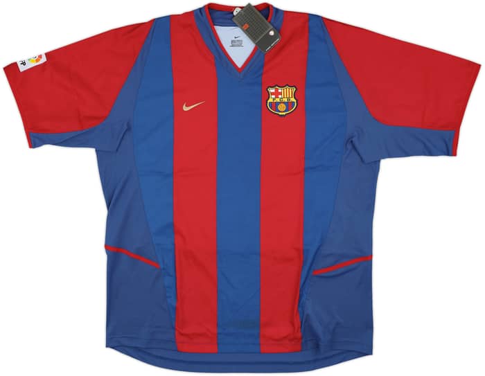 2002-03 Barcelona Home Shirt Riquelme #10 (XXL)