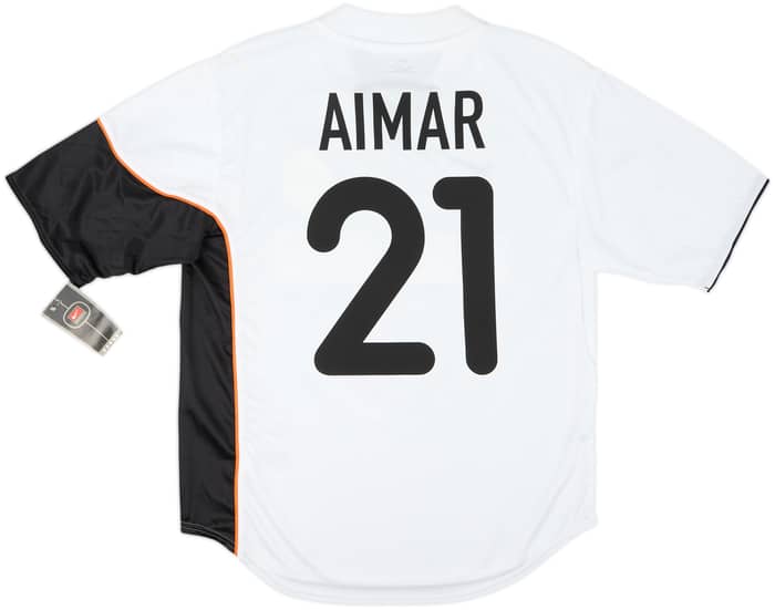 2001-02 Valencia Home Shirt Aimar #21 (M)