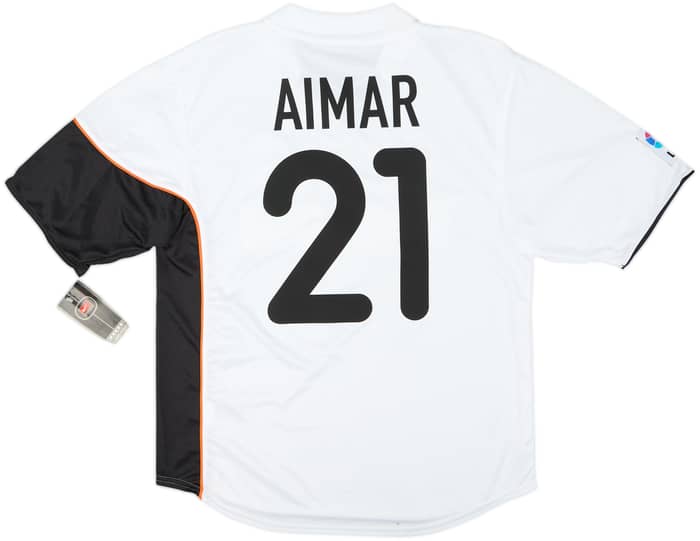 2001-02 Valencia Home Shirt Aimar #21 (M)