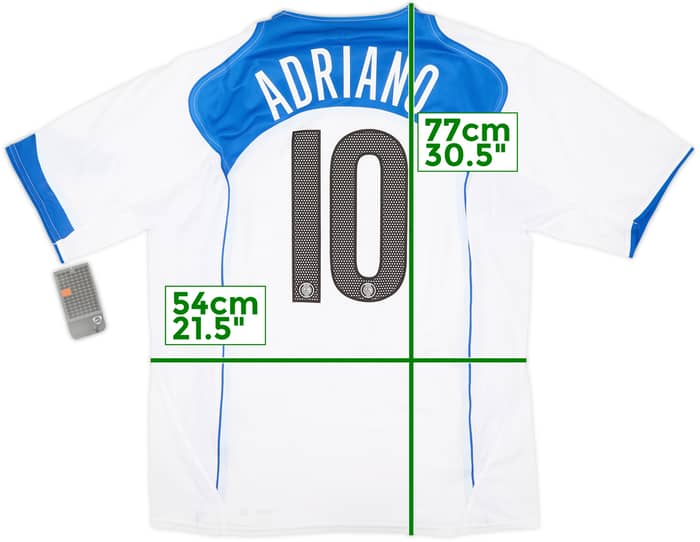 2004-05 Inter Milan Player Issue Away Shirt Adriano #10 (XL)