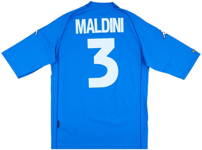 2000-01 Italy Home Shirt Maldini #3 (XXL)