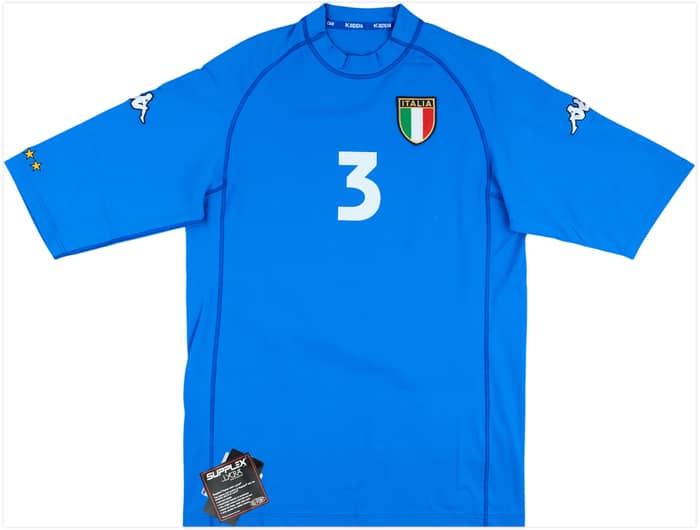 2000-01 Italy Home Shirt Maldini #3 (XXL)