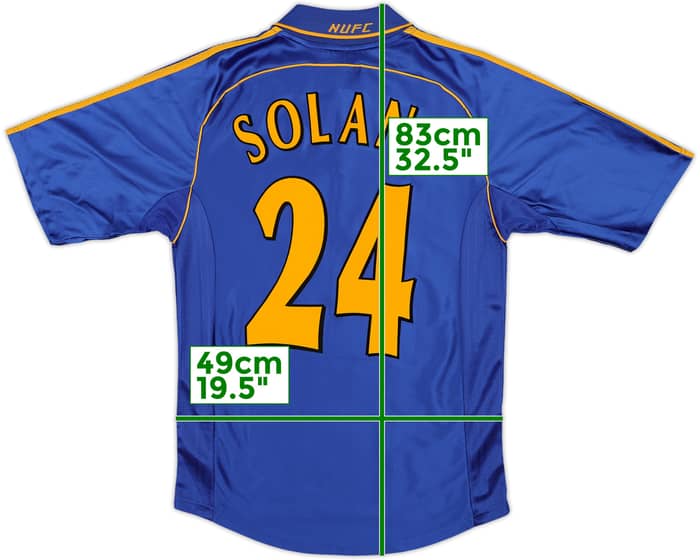 1998-99 Newcastle Away Shirt Solano #24 (S)