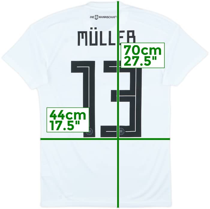 2018-19 Germany Home Shirt Muller #13 (XS)