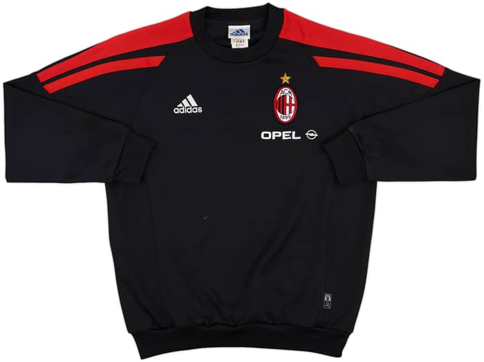 2001-02 AC Milan adidas Sweat Top - 7/10 - (M)