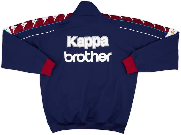 1997-99 Manchester City Kappa 1/4 Zip Drill Top - 9/10 - (XL)