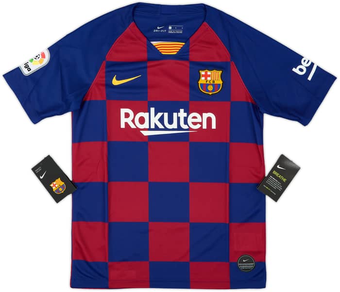 2019-20 Barcelona Home Shirt (L.Boys)