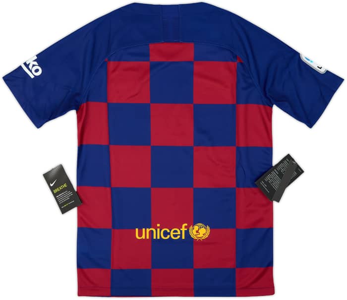 2019-20 Barcelona Home Shirt (L.Boys)