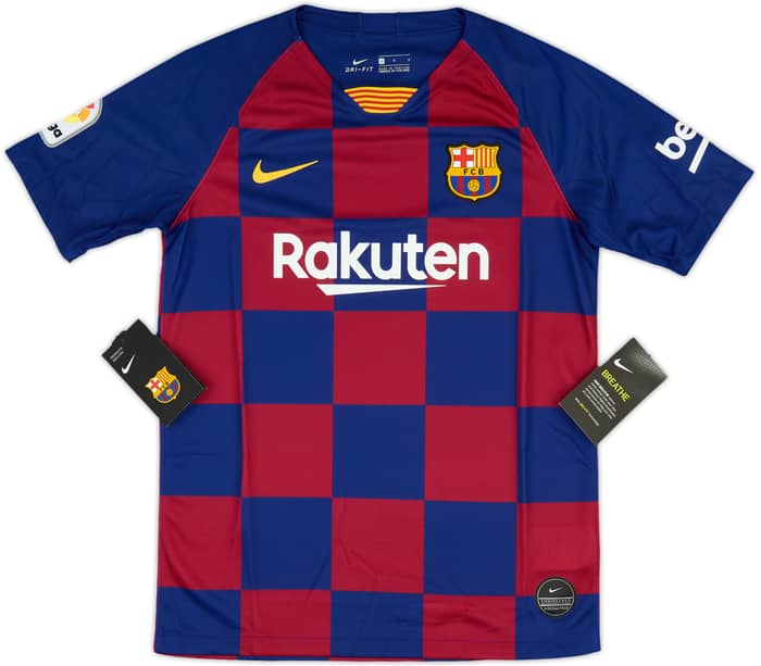 2019-20 Barcelona Home Shirt (L.Boys)