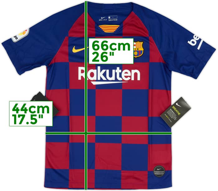 2019-20 Barcelona Home Shirt (L.Boys)