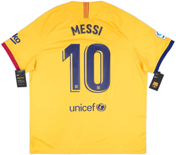 2019-20 Barcelona Away Shirt Messi #10 (XXL)