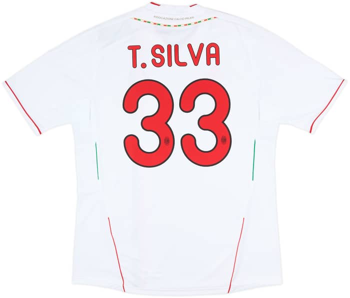 2011-12 AC Milan Away Shirt T.Silva #33 (XL)