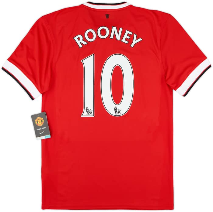 2014-15 Manchester United Home Shirt Rooney #10 (S)