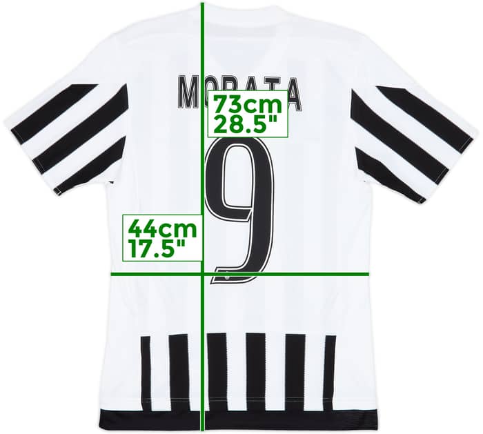 2015-16 Juventus Home Shirt Morata #9 (S)
