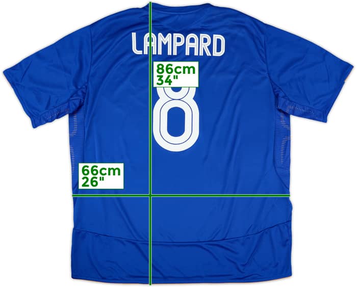 2005-06 Chelsea Centenary Home Shirt Lampard #8 (3XL)