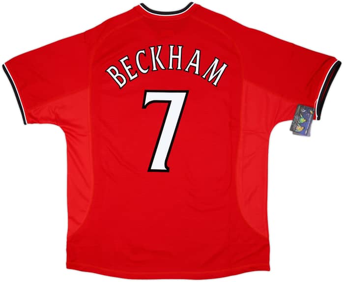 2000-02 Manchester United Home Shirt Beckham #7 (XL)
