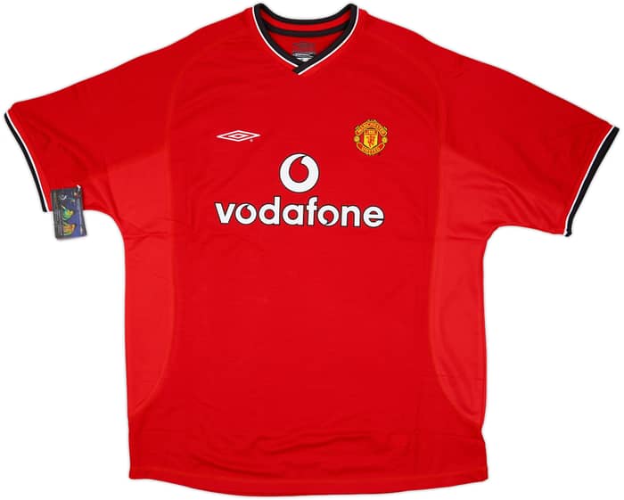 2000-02 Manchester United Home Shirt Beckham #7 (XL)