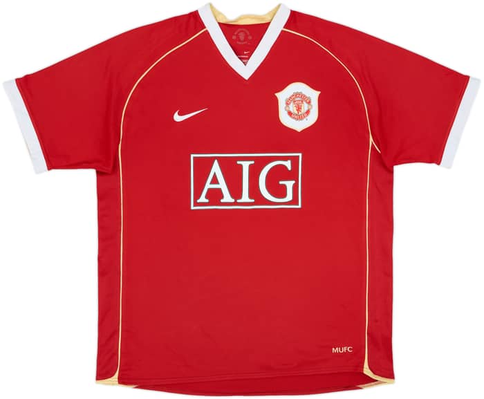 2006-07 Manchester United Home Shirt Rooney #8 - 6/10 - (L)