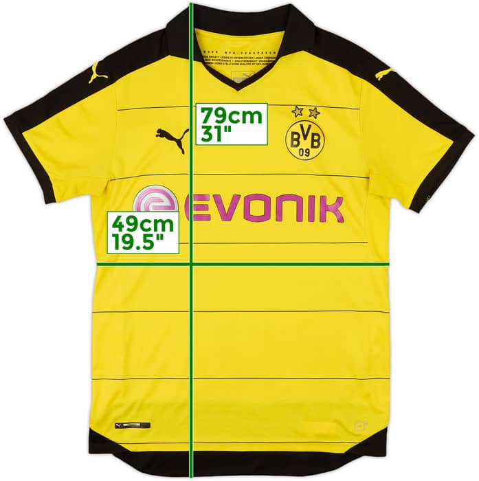 2015-16 Borussia Dortmund Home Shirt - 8/10 - (M)