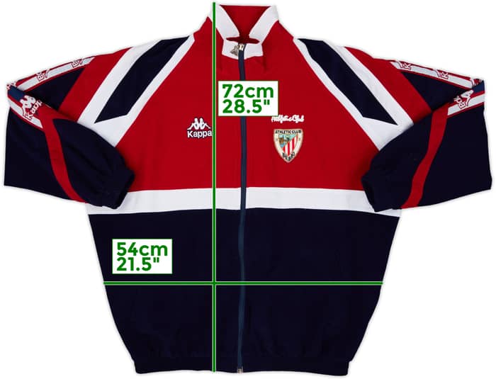 1995-97 Athletic Bilbao Kappa Track Jacket - 8/10 - (L)