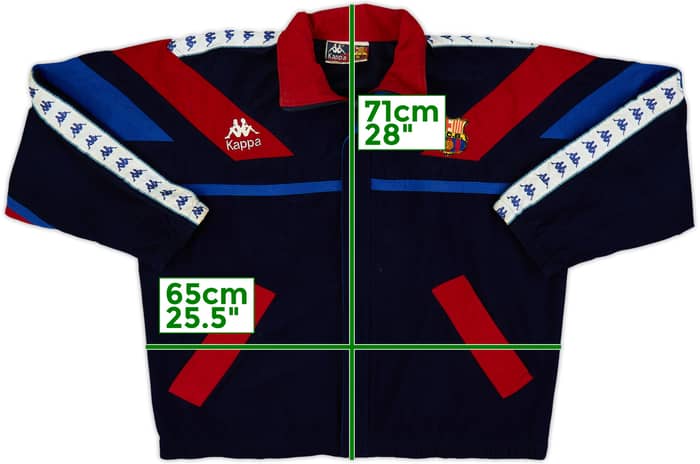1993-94 Barcelona Kappa Track Jacket - 8/10 - (XL)