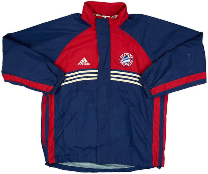 2000-01 Bayern Munich adidas Hooded Rain Jacket - 5/10 - (L/XL)