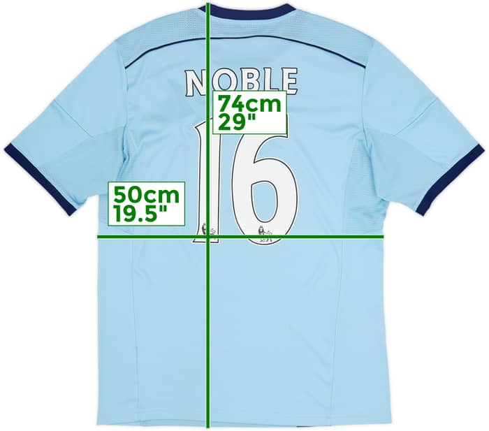 2014-15 West Ham Away Shirt Noble #16 - 6/10 - (L)