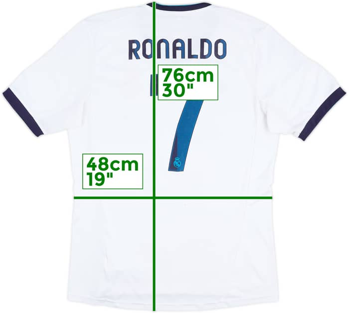 2012-13 Real Madrid Home Shirt Ronaldo #7 - 6/10 - (L)