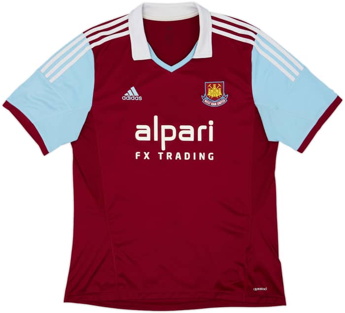 2013-14 West Ham Home Shirt Noble #16 - 7/10 - (XL)