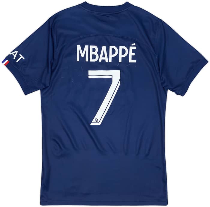2022-23 Paris Saint-Germain Home Shirt Mbappe #7 - 5/10 - (S)