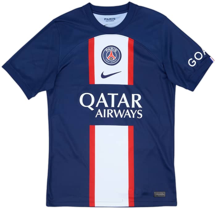 2022-23 Paris Saint-Germain Home Shirt Mbappe #7 - 5/10 - (S)
