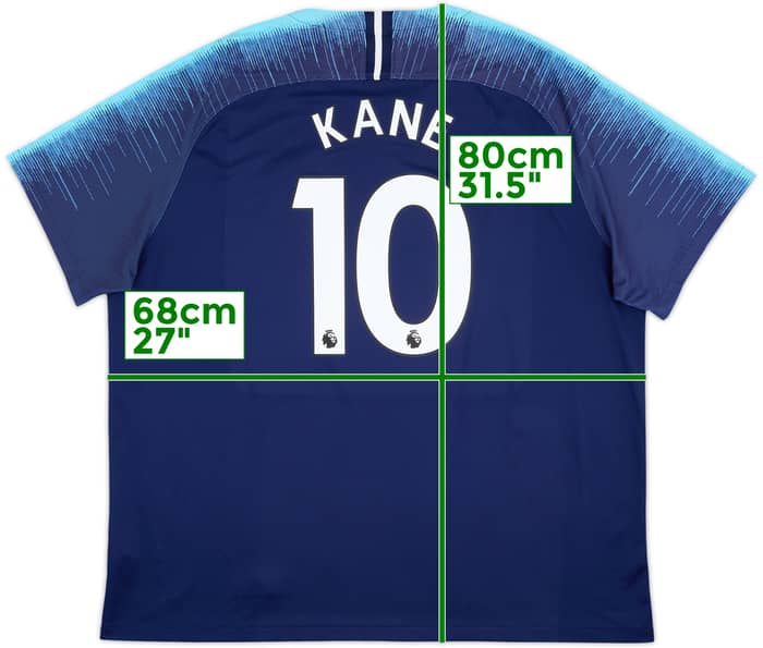 2018-19 Tottenham Away Shirt Kane #10 - 8/10 - (3XL)