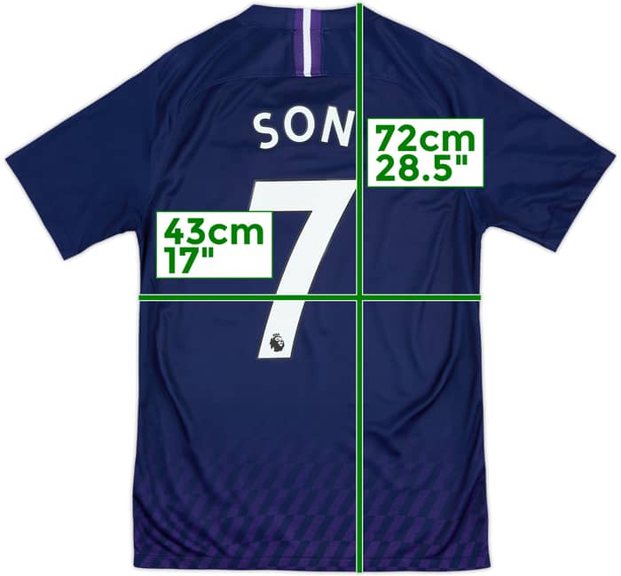 2019-20 Tottenham Away Shirt Son #7 - 9/10 - (S)