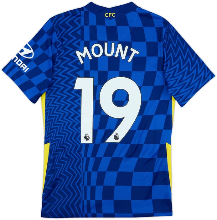 2021-22 Chelsea Home Shirt Mount #19 - 8/10 - (S)