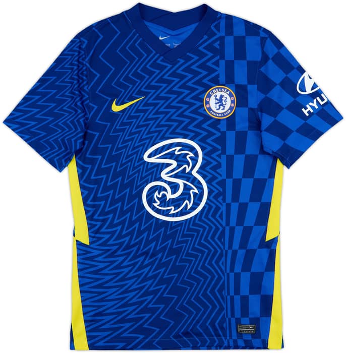 2021-22 Chelsea Home Shirt Mount #19 - 8/10 - (S)