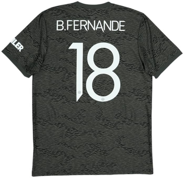 2020-21 Manchester United Away Shirt B.Fernandes #18 - 5/10 - (L)