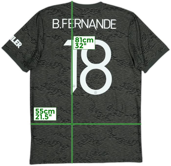 2020-21 Manchester United Away Shirt B.Fernandes #18 - 5/10 - (L)