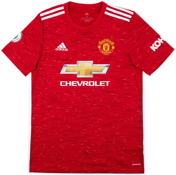 2020-21 Manchester United Home Shirt Fernandes #18 - 6/10 - (M)