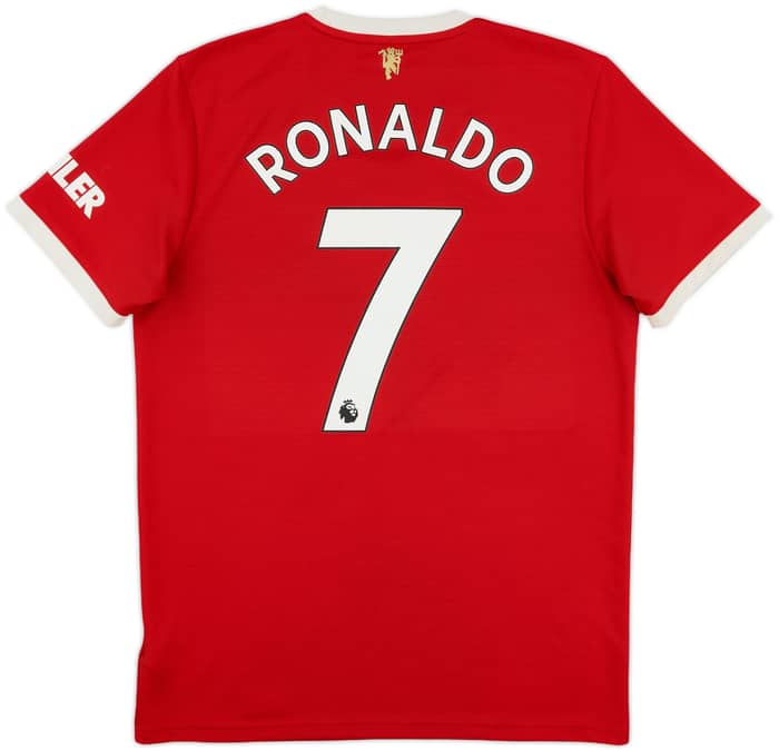 2021-22 Manchester United Home Shirt Ronaldo #7 - 6/10 - (M)