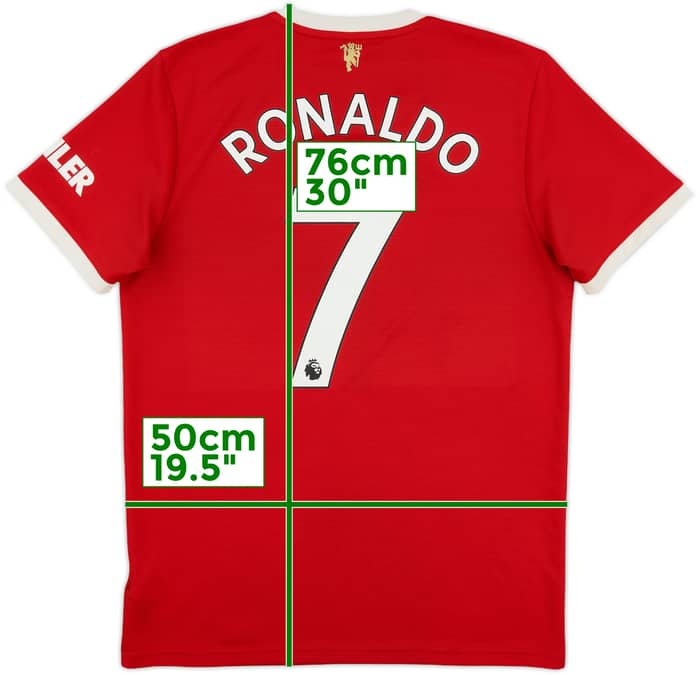2021-22 Manchester United Home Shirt Ronaldo #7 - 6/10 - (M)