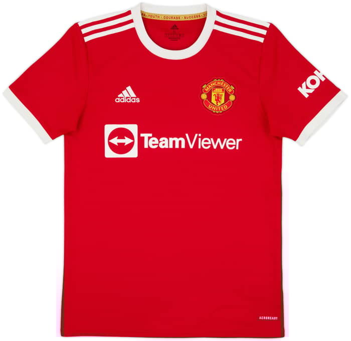 2021-22 Manchester United Home Shirt Ronaldo #7 - 8/10 - (S)