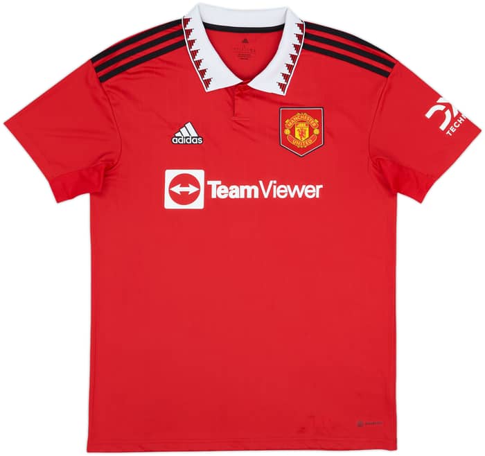 2022-23 Manchester United Home Shirt Eriksen #14 - 9/10 - (L)
