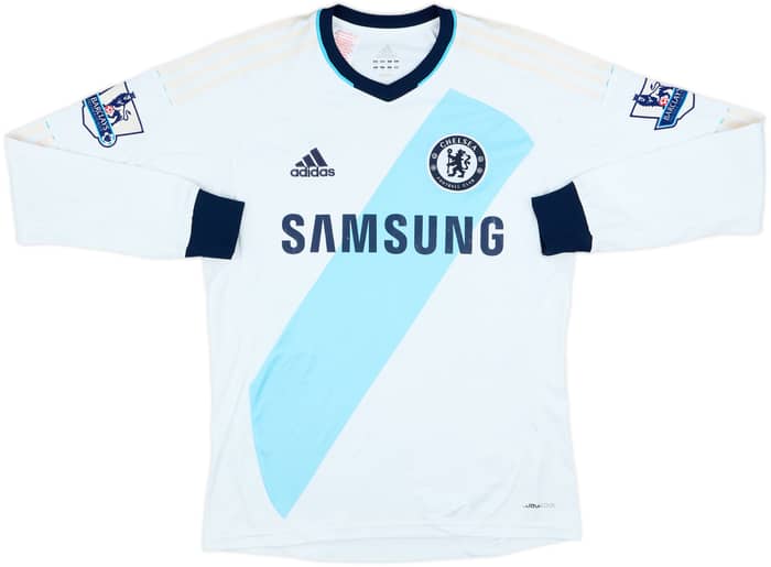 2012-13 Chelsea Away L/S Shirt Hazard #17 - 4/10 - (L.Boys)