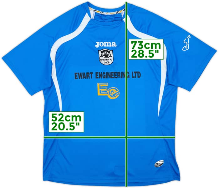 2014-15 Gretna 2008 Away Shirt #8 - 9/10 - (L)