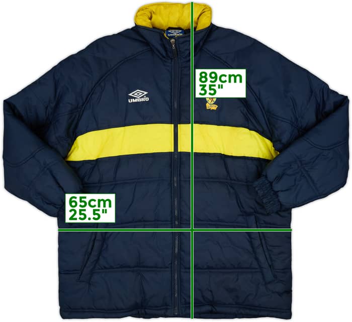 1998-00 Scotland Umbro Padded Bench Coat - 6/10 - (M)