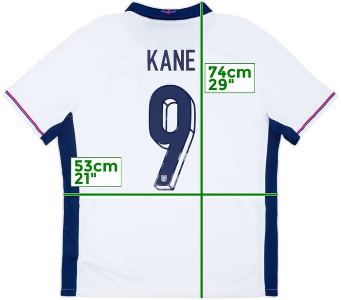 2024-25 England Home Shirt Kane #9 - 10/10 - (L)