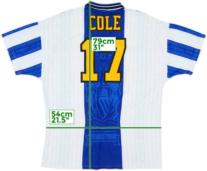 1994-96 Manchester United Third Shirt Cole #17 - 9/10 - (L)