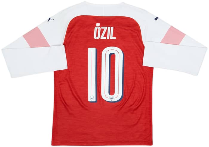 2018-19 Arsenal Home L/S Shirt Ozil #10 - 6/10 - (S)