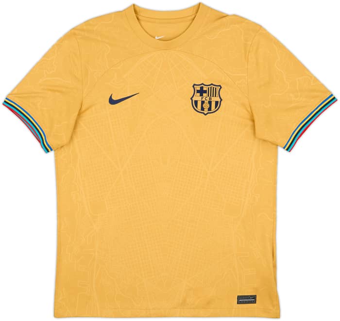 2022-23 Barcelona Away Shirt Lewandowski #9 - 9/10 - (M)