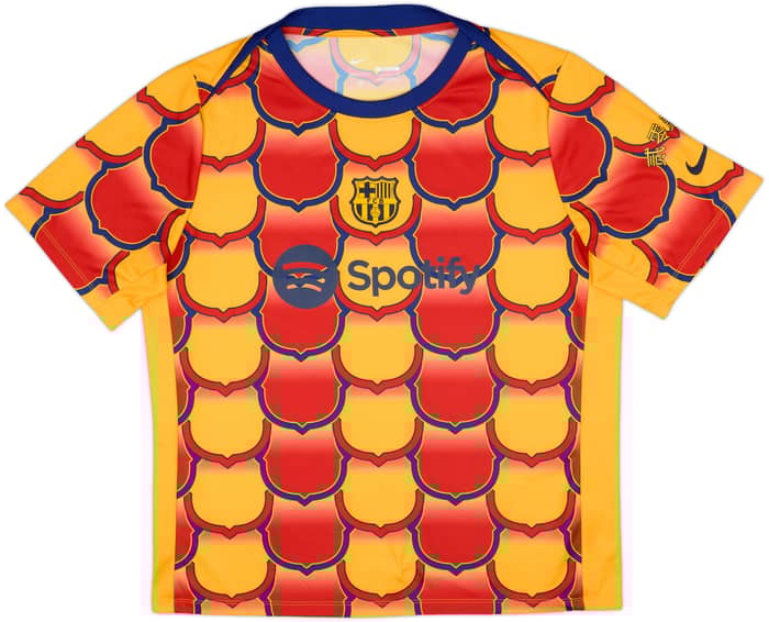 2023-24 Barcelona Nike Lunar New Year Pre-Match Training Shirt - 8/10 - (XL)